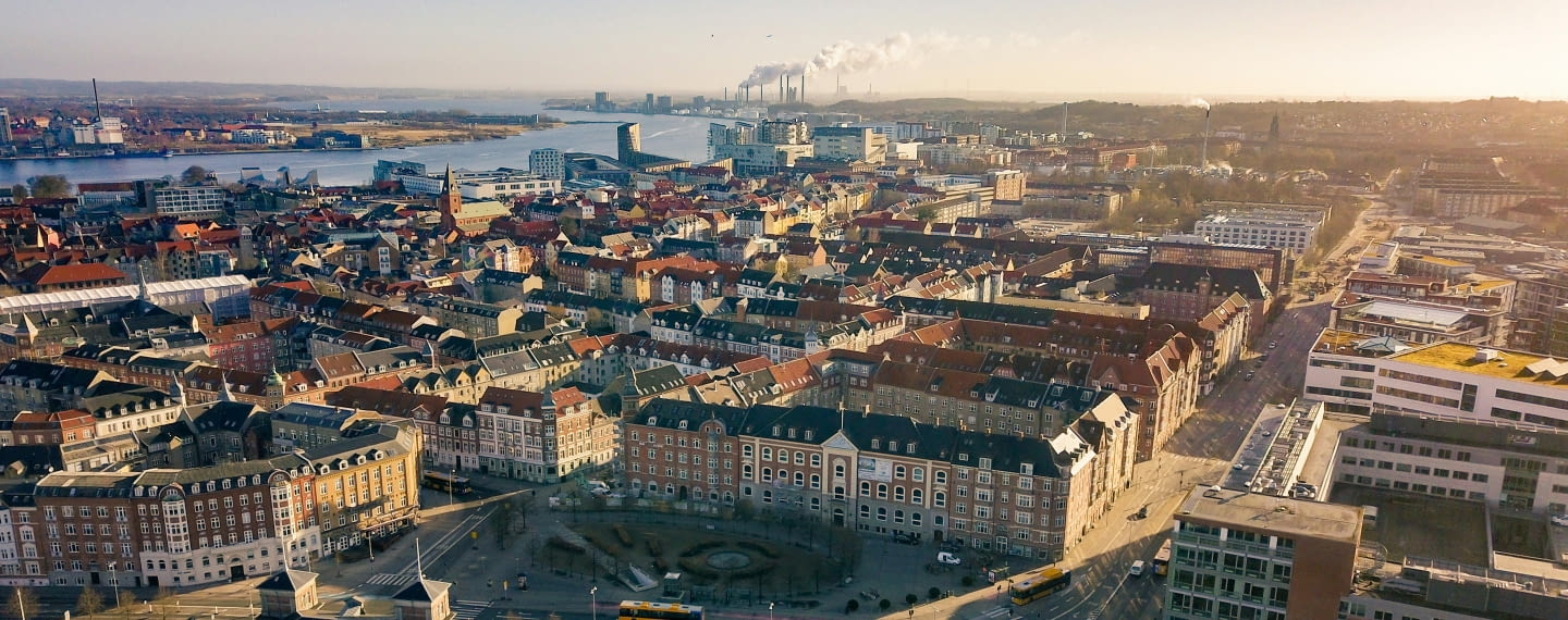 Panorama von Aalborg, Dänemark