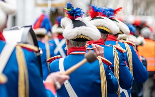 Musikanten beim Kölner Karneval